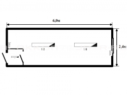 Блок-контейнер 6м жилой для строительных объектов в Чалтыре